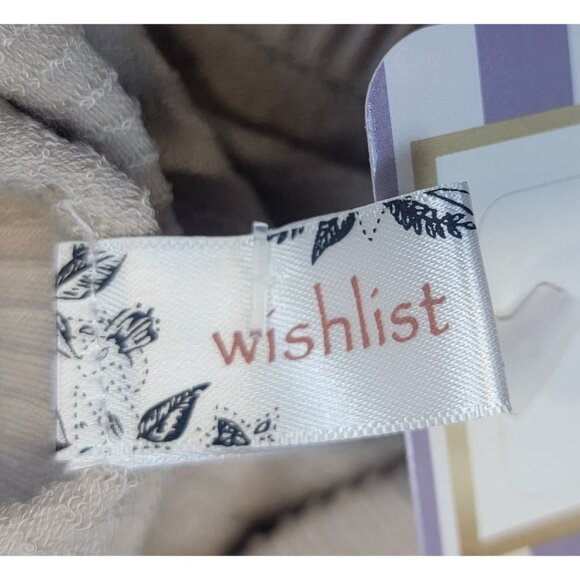 Wishlist Bralette Brami In Champagne Ribbed Knit Crop Tank Top Womens Med NEW - Picture 7 of 8